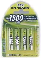 ANSMANN Įkraunama baterija AA tipo NiMH 1300 mAh