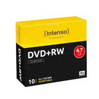 Intenso 10 vnt. DVD+RW - 4,7GB (120 min.) 4x