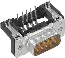 Harting D-SUB kištukas 90° 15 kontaktų litavimui 09 66 262 6811 1 vnt.