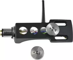 Headshell Omnitronic 10605263 su nuimamais atsvarais, juoda