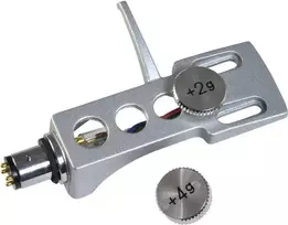 Omnitronic 10605262 sidabrinė galvutė plokštelių grotuvui