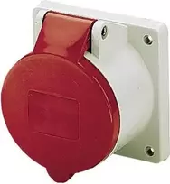 Skydinis kištukinis lizdas TA 32A, 5p, 6h, 400V, IP44 1276