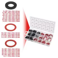 KS Tools 970.0190 sanitarinių sandarinimo žiedų asortimentas, 141 vnt.