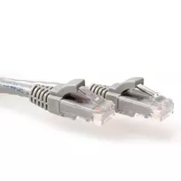 ACT pilkas 7 metrų U/UTP CAT6A jungiamasis laidas su apsauga nuo užkabinimo ir RJ45 jungtimis
