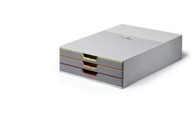 Plastikinis stalčių blokas Durable Varicolor 3