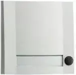 Grothe DOMOLUX WS/SW laidinis durų skambutis – juodas/baltas, plastikinis, 12 V AC/DC, -20–50 °C (51103)