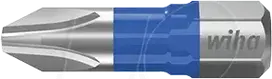 Wiha 41600 Phillips PH3 atsuktuvų antgalių rinkinys (5 vnt., 25 mm, 1/4 inch)