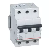 Automatinis jungiklis Legrand 419169 B16A 3P 6kA – 16 A, 3 polių, 6 kA išjungimo galia