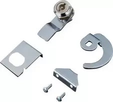 Užrakto cilindras Rittal FT 2749.100, metalinis apdaila, 156 g, vientisas