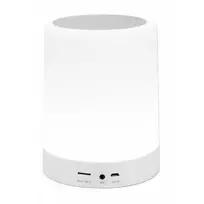 Manhattan Sound Science Bluetooth garsiakalbis, 5 val. grojimo, 10 m atstumas, microSD kortelių skaitytuvas (32GB), Aux 3,5 mm, 3 W, USB-A įkrovimo laidas, 1200 mAh baterija, Bluetooth v5, įmontuota pakabinimo kilpa, baltas, 3 metų garantija