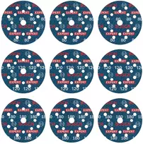 Šlifavimo diskas Bosch 2608902407 Ø125 mm — 1 vnt. abrazyvinis diskas rotaciniams / orbitiniams šlifuokliams