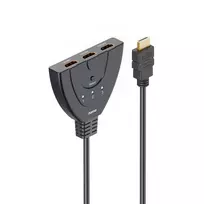 Hama 4K HDMI Switch 3x1, 3x HDMI lizdas į 1x HDMI kištukas (00205101)