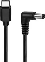 Goobay USB-C į DC laidą 5 V/3 A 0,5 m - USB 3.1 C tipo kištukas > DC kištukas 5,50 x 2,1 mm (78971)