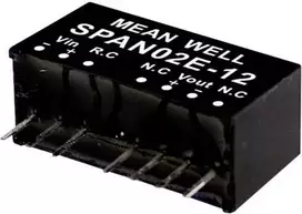 MEAN WELL SPAN02C-03 maitinimo blokas ir įtampos keitiklis