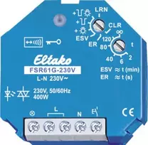 Eltako FSR61G-230V belaidis 1 kanalo įleidžiamas jungiklis, 400 W