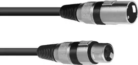 Audio kabelis XLR 3 kontaktų Omnitronic 30220405 1m Juodas