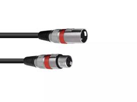 Audio kabelis XLR 3-pin Omnitronic 3022050R 5m juodas