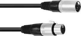 XLR jungiamasis laidas Omnitronic 30220768 — 1×5 kontaktų XLR patinas į 1×5 kontaktų XLR patelė, 3 m