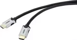 SpeaKa Professional HDMI jungiamasis laidas 2,00 m vytos poros juodas [1x HDMI kištukas - 1x HDMI kištukas] (SP-9063172)