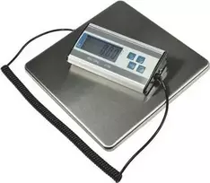 ChiliTec siuntų svarstyklės iki 120 kg 27x27 cm, tikslumas 20 g, be baterijų 9V (22562)