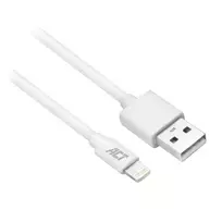 ACT USB 2.0 įkrovimo ir duomenų laidas USB-A – Lightning 1 m, MFi sertifikuotas