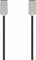 Hama Ultra-Slim HDMI kabelis 1 m HDMI A tipas (Standartinis) Juodas, Sidabrinis