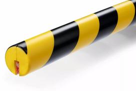Kampo apsauga Durable 1126130 apvali poliuretaninė juoda geltona 1000 mm