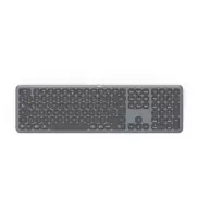 Hama WK-550 klaviatūra Namai/Biuras RF belaidė + Bluetooth QWERTZ vokiška Juoda, Tamsiai pilka