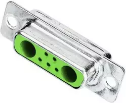 Jungtis D-Sub 2 Harting 09 69 201 5072 žalia metalinė