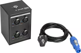 DMX skirstytuvas EUROLITE DMX Split 4 Mini 3pol su 4 išėjimais