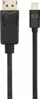 Renkforce Mini DisplayPort / DisplayPort jungiamasis laidas 1,00 m RF-4538172, auksuoti kontaktai, juodas [1x Mini DisplayPort kištukas - 1x DisplayPort]