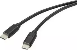 Renkforce RF-4716840 USB kabelis 1 m USB 2.0 USB A USB C juodas (RF-4716840)