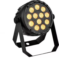LED PAR šviestuvas EUROLITE PARty Spot Silent RGB/WW – sceninis prožektorius, RGB + šilta balta