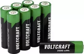 Voltcraft VC-16044355 Mignon AA baterija NiZn 1500 mAh 1,6 V 8 vnt.