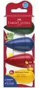 Faber-Castell 120408 vaškiniai pieštukai, 4 vnt., įvairių spalvų