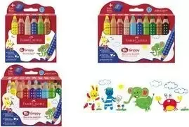 Spalvoti pieštukai Faber-Castell 110636 Multicolour 10 vnt vaikams