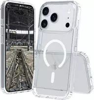 JT Berlin Pankow Clear 11158 MagSafe galinis dangtelis Apple iPhone 17 Pro Max, akrilo stiklas/TPU, skaidrus
