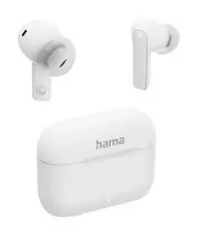 Hama Passion Clear II belaidės ausinės TWS, į ausį, skambučiams/muzikai, Bluetooth, baltos