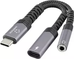 Renkforce USB-C garso adapterio laidas [1x kištukas - 1x garso stereo lizdas (RF-6877608)]