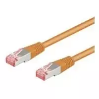 Wentronic Goobay CAT 6 Patch Laidas, S/FTP (PiMF), Oranžinis, 15 m - LSZH Halogen-Free, Varis (93470)