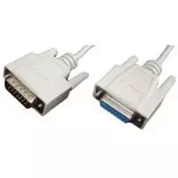 Serijinis kabelis ShiverPeaks BS78047-2 pilkas 1,8 m SUB-D