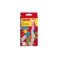 Herlitz Chalk 8856502 – Baltos kvadratinės kreidelės, 36 vnt., popieriniu įvyniojimu, negaląstos