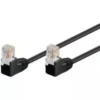 Wentronic 96085 tinklo kabelis, RJ-45–RJ-45, Cat5e U/UTP, juodas