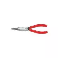 Knipex replės plokščiosios 160 mm plokščios/apvalios tiesios poliruotos plastikinė rankena