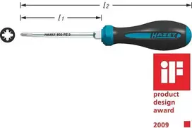 Hazet HEXAnamic atsuktuvas Pozidriv PZ2 (802-PZ2)