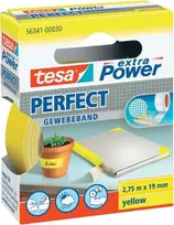 Lipni juosta Tesa extra Power Gewebeband 56341-30-2, 2,75 m × 19 mm, geltona