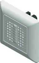 Grothe UP-LTW 120ws – belaidis durų skambutis – baltas – plastikinis – laidinis – 80 dB – garsinis signalas – 8–12 V kintamoji srovė (43711)