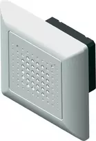 Grothe UP-GONG 120ws baltas plastikinis durų skambutis laidinis AC/DC 8-12V 50mm (43701)
