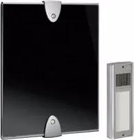 Belaidis durų skambutis Grothe MISTRAL 600 – juodas/sidabrinis – 83 dB – IP54 – 868,35 MHz – 500 m