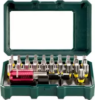 Metabo 626709000 Torx atsuktuvo galvučių rinkinys, T10/T15/T20/T25/T27/T30/T40, chromo vanadžio plienas